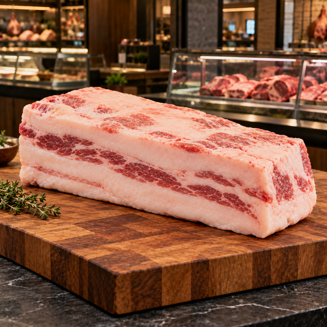 Cerdo ibérico — tocino