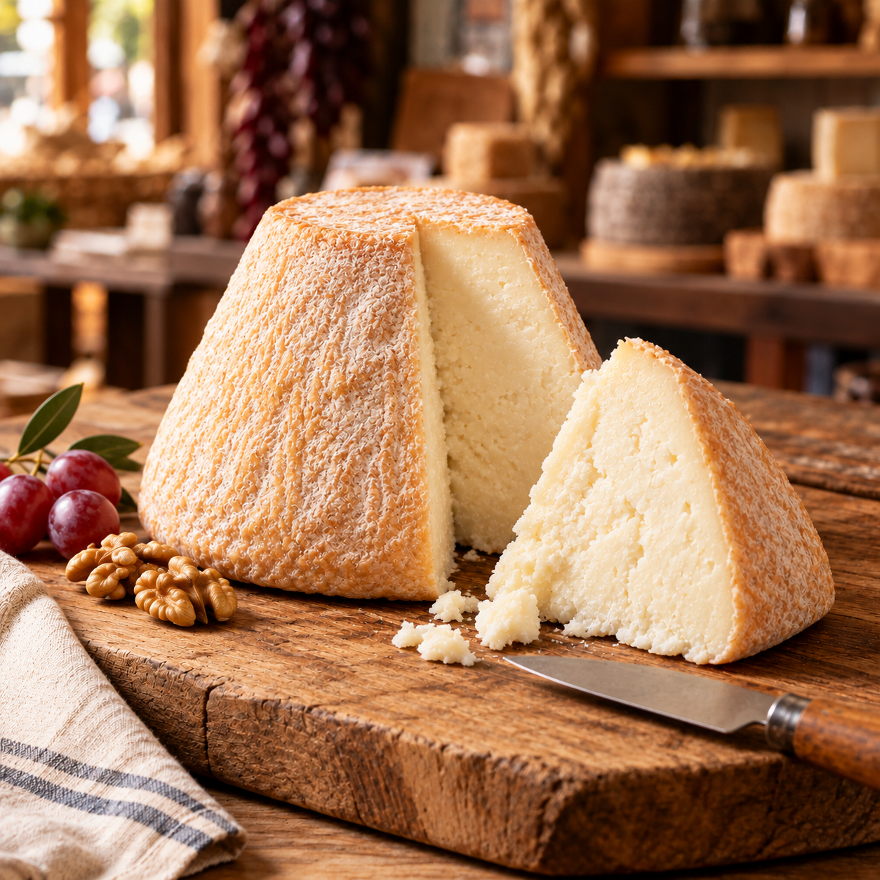 Queso de oveja en aceite de oliva