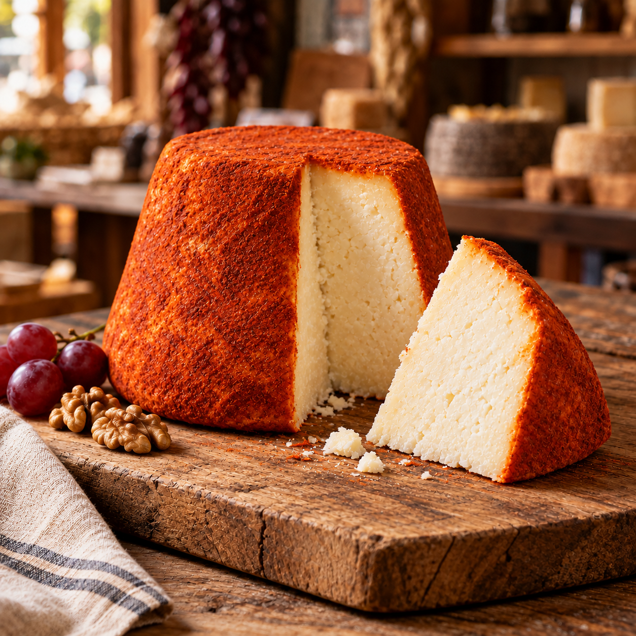 Queso de cabra de Castilla y León — curado
