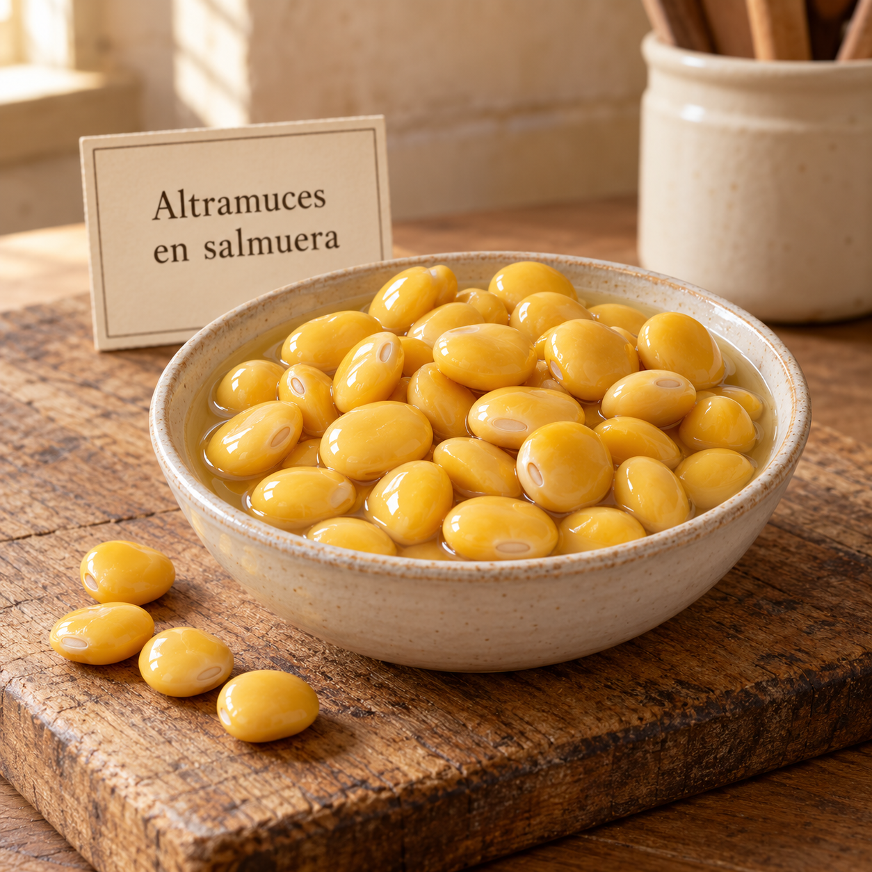 Altramuces en salmuera