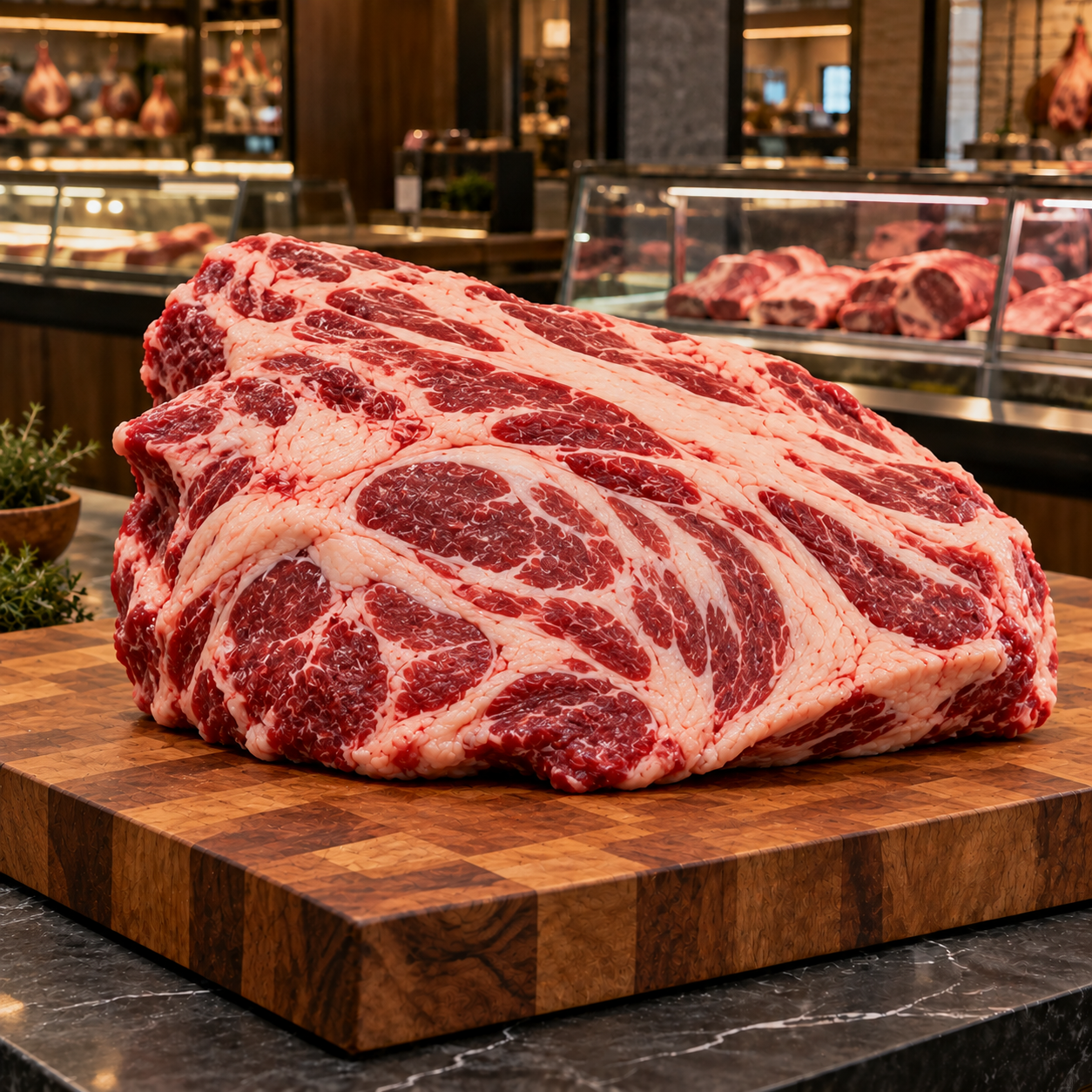 Cerdo ibérico — aguja