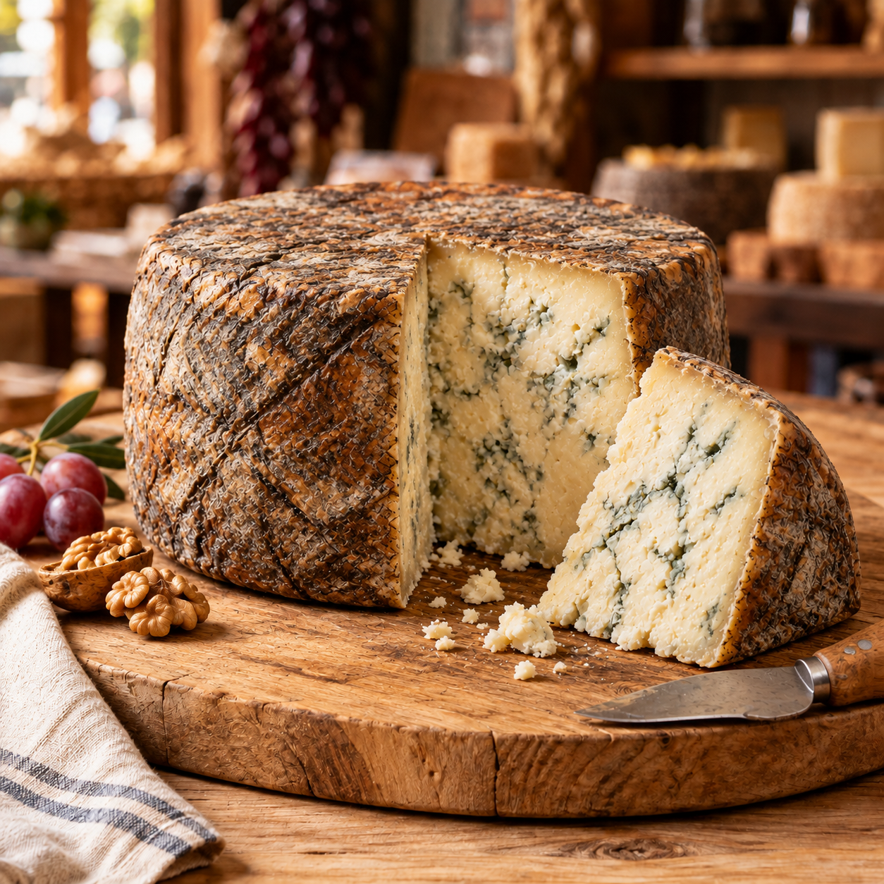 Queso de oveja al vino tinto