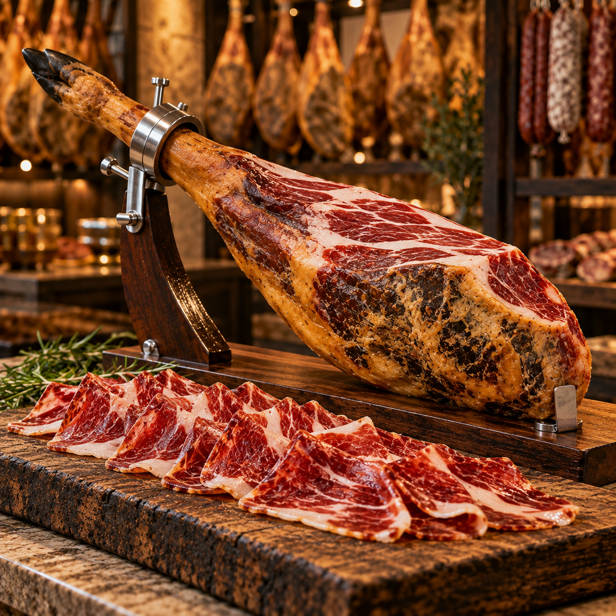 Jamón de bellota ibérico, pieza entera