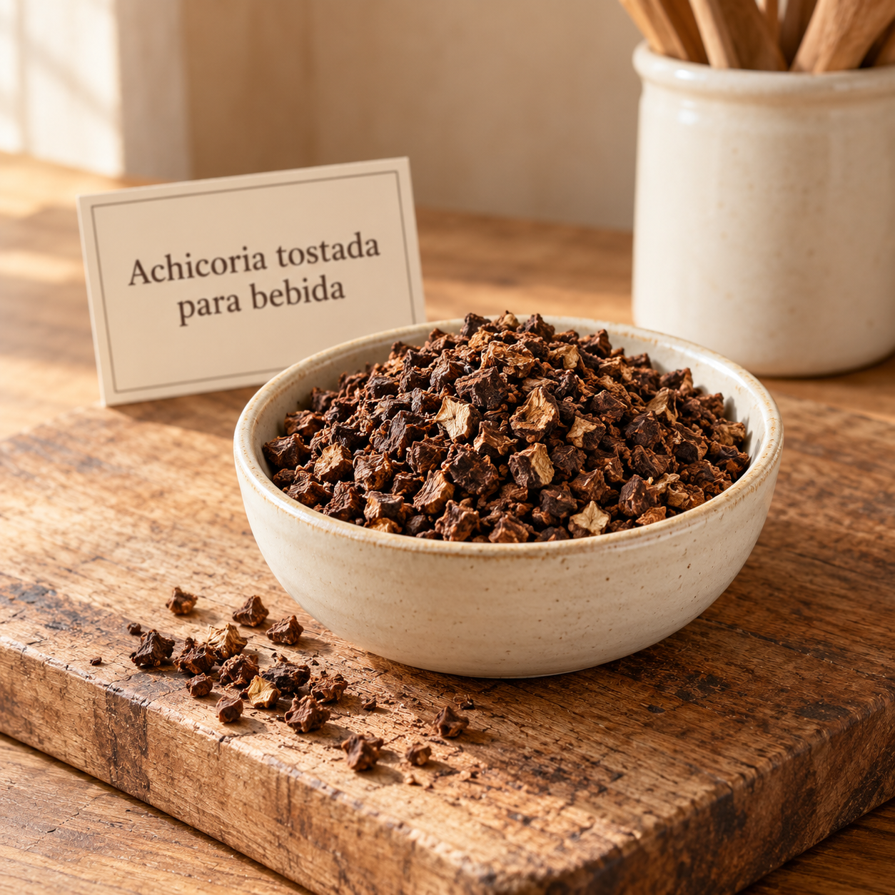 Achicoria tostada para bebida
