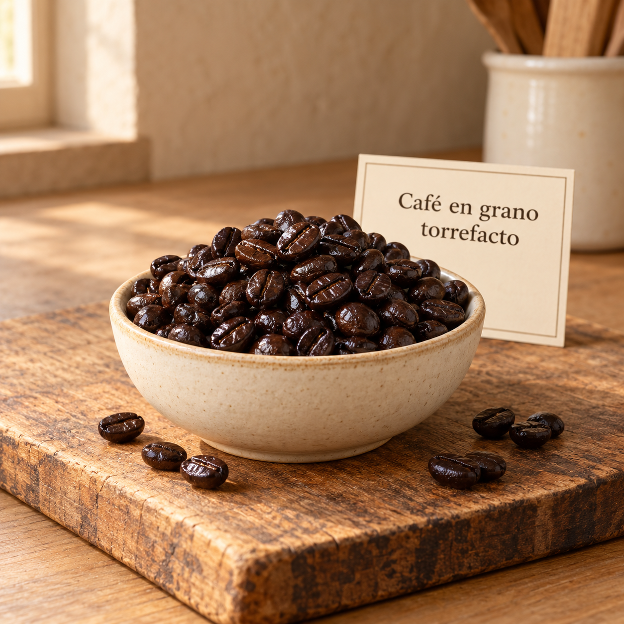 Café torrefacto en grano