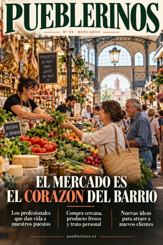 El mercado municipal: el corazón palpitante del pueblo en invierno