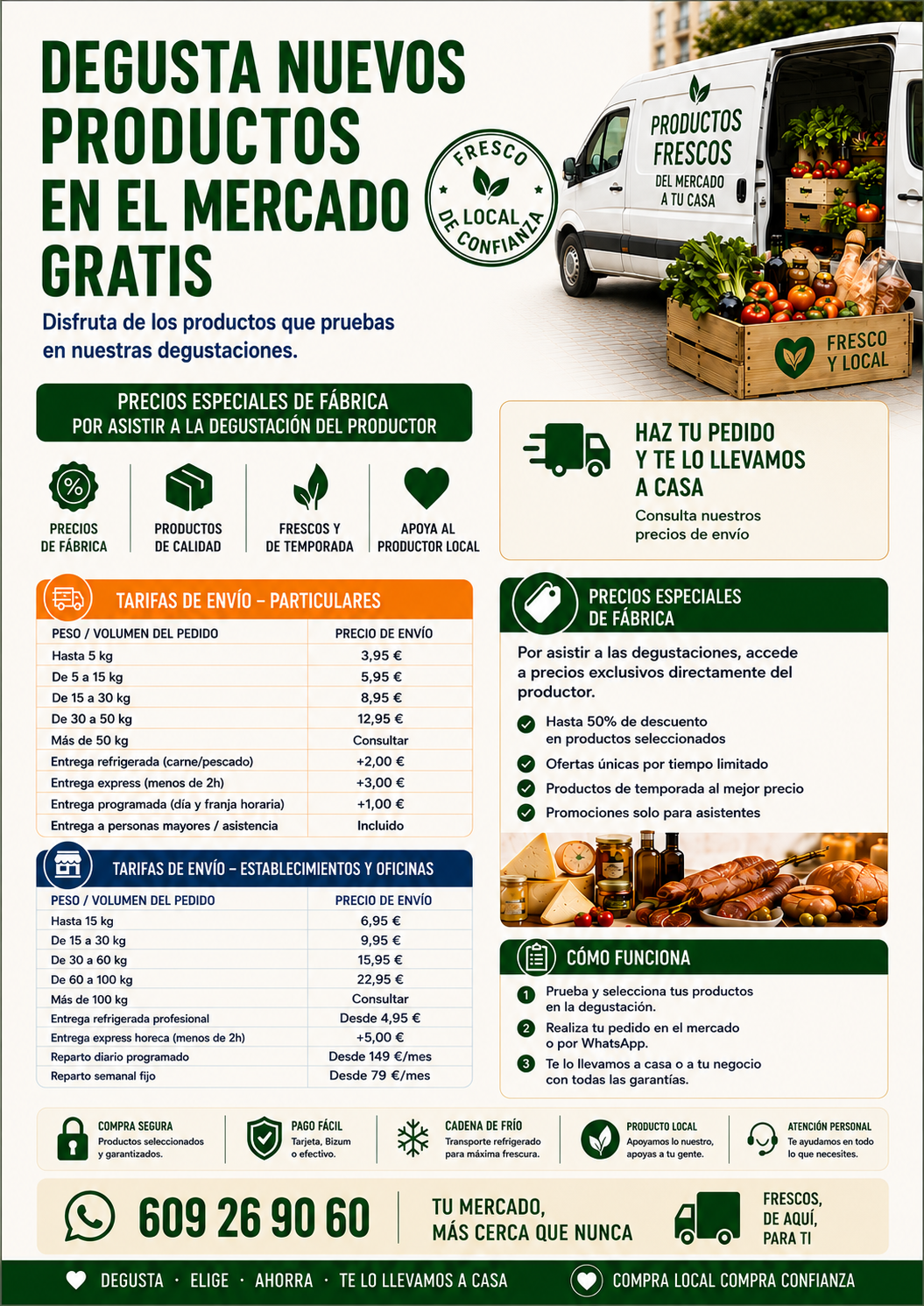¡DEGUSTA NUEVOS PRODUCTOS GRATIS!