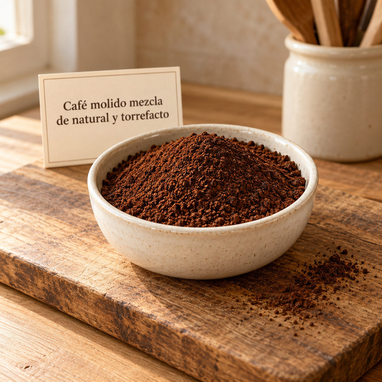 Café molido natural y torrefacto