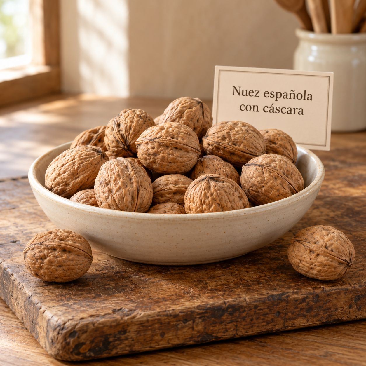 Nueces españolas con cáscara