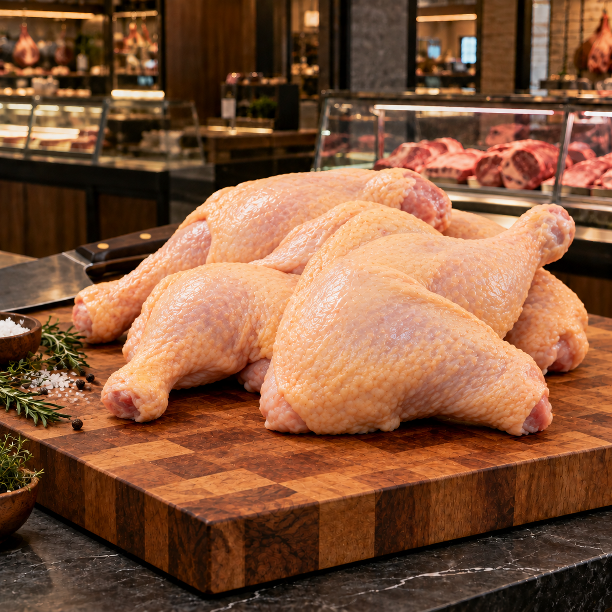 Pollo — cuartos traseros