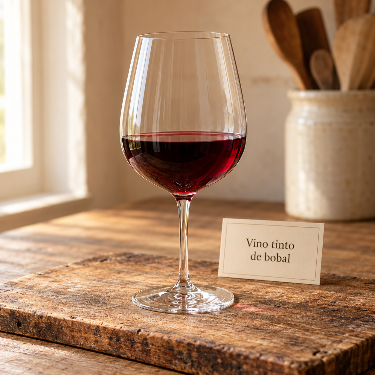 Vino tinto de bobal