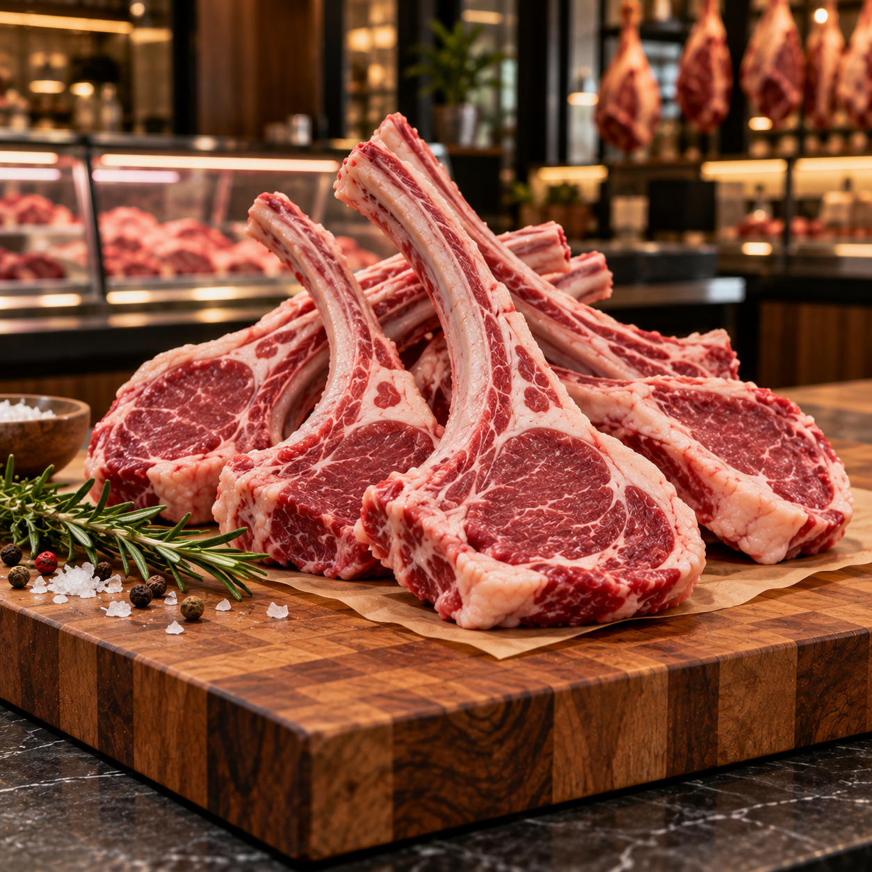Cordero recental — chuletas de riñonada