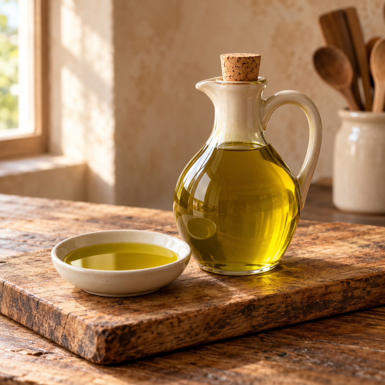 Aceite Alfafara en cerámica rústica