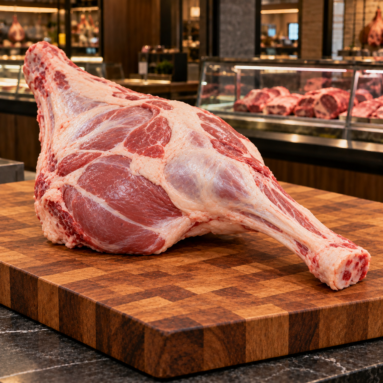 Cabrito lechal — cuarto trasero