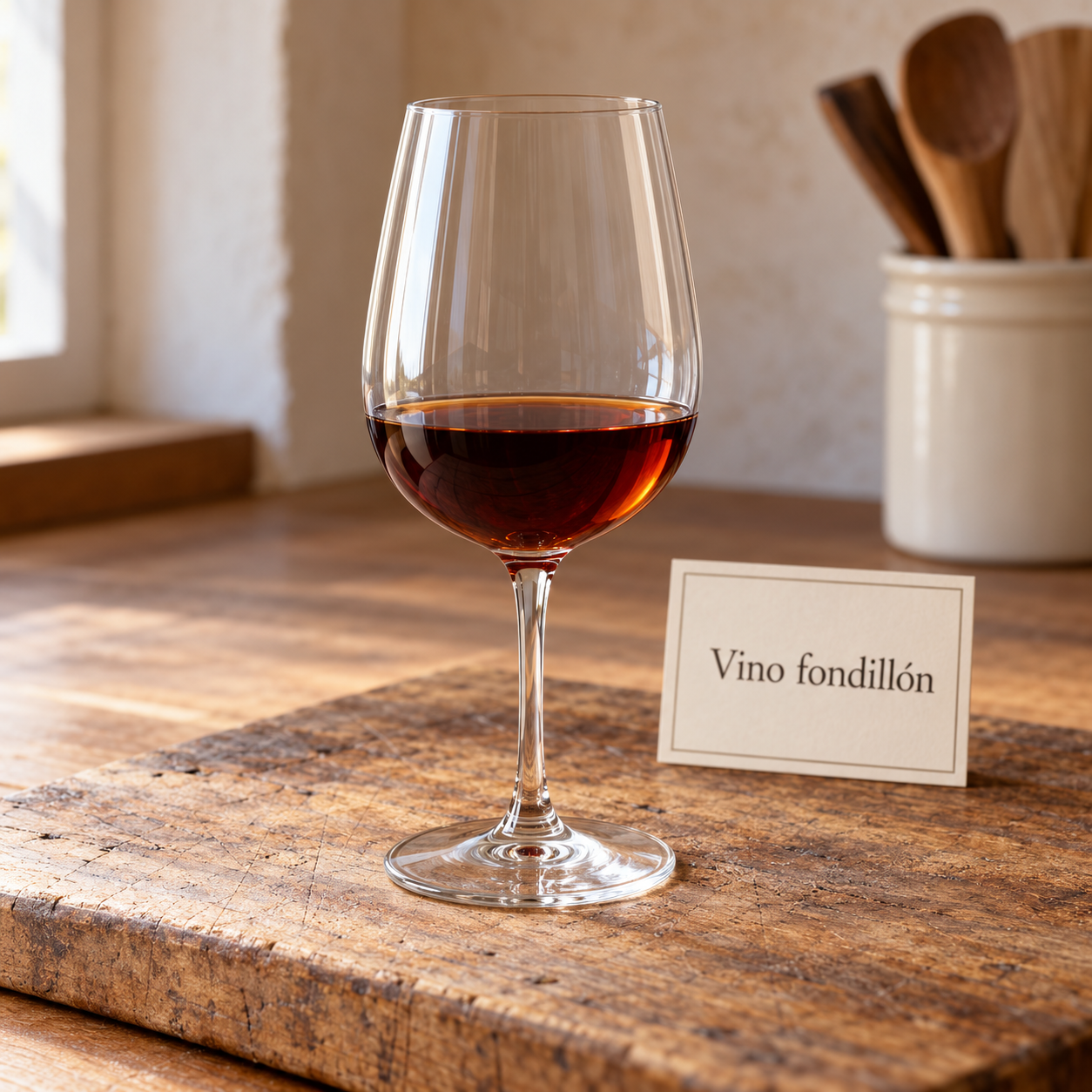 Copa de vino fondillón añejo