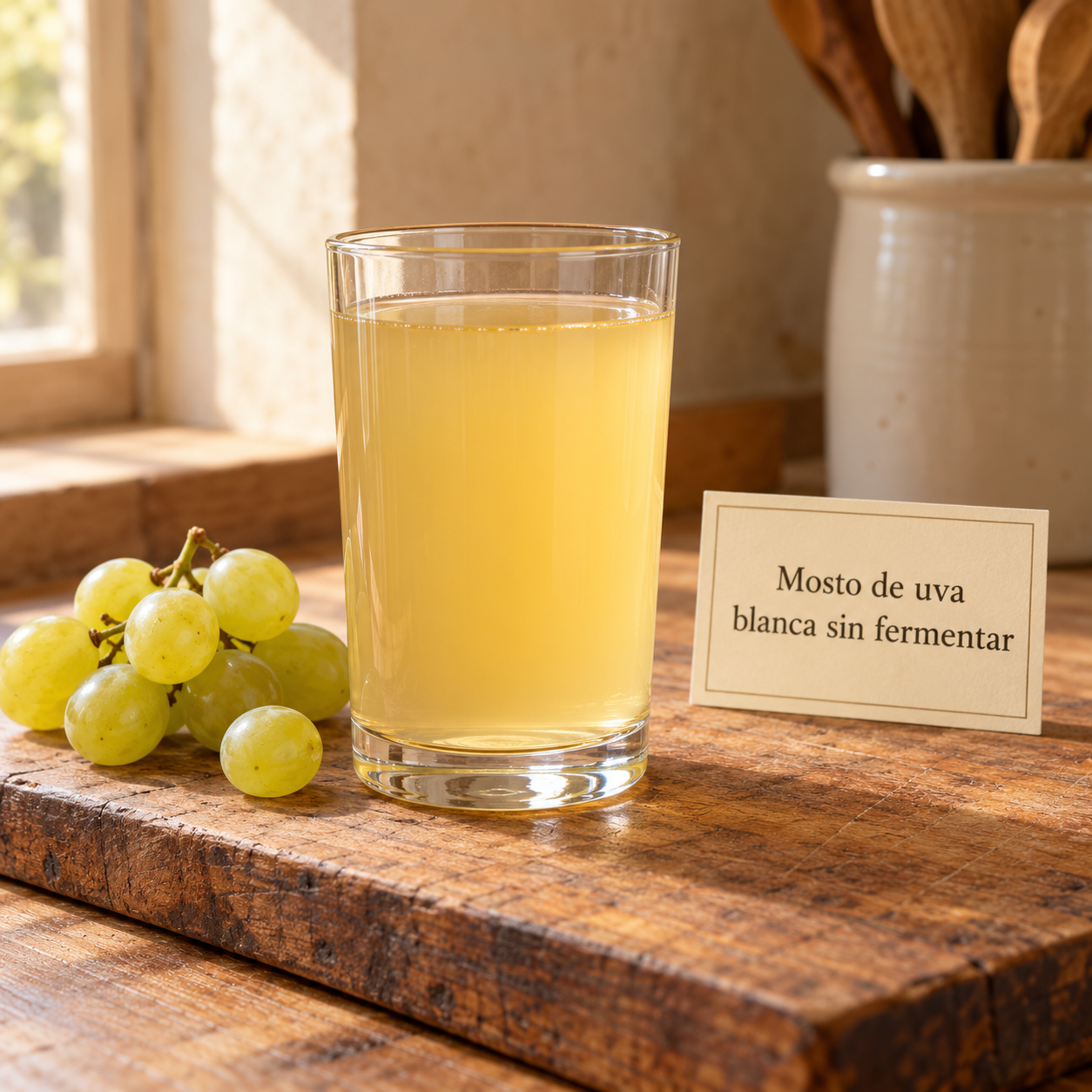 Mosto de uva blanca sin fermentar