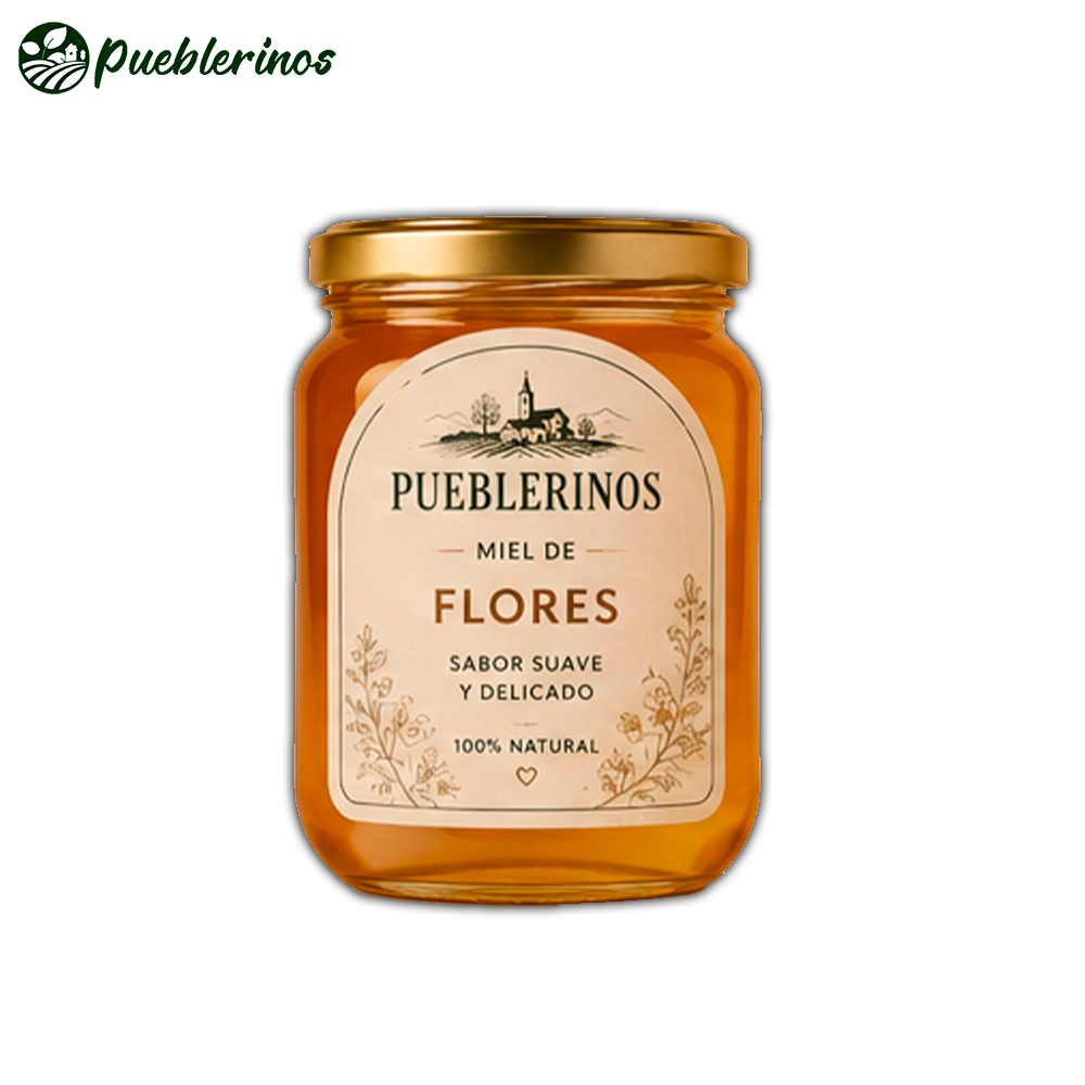 Bote de Miel Sabor Flores 500g