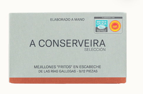 Mejillones de las Rías Gallegas “fritos” en escabeche