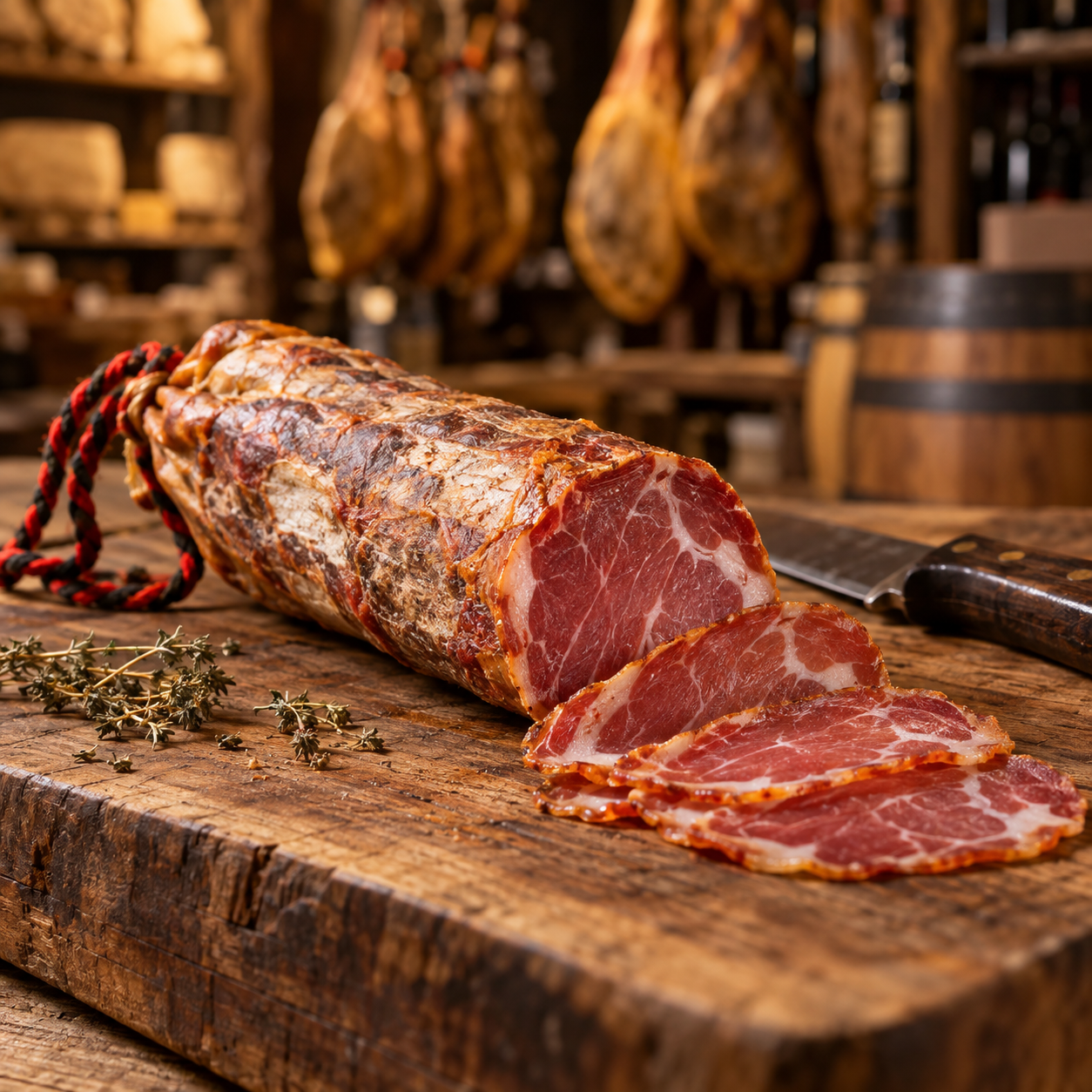 Lomo de bellota ibérico, pieza entera