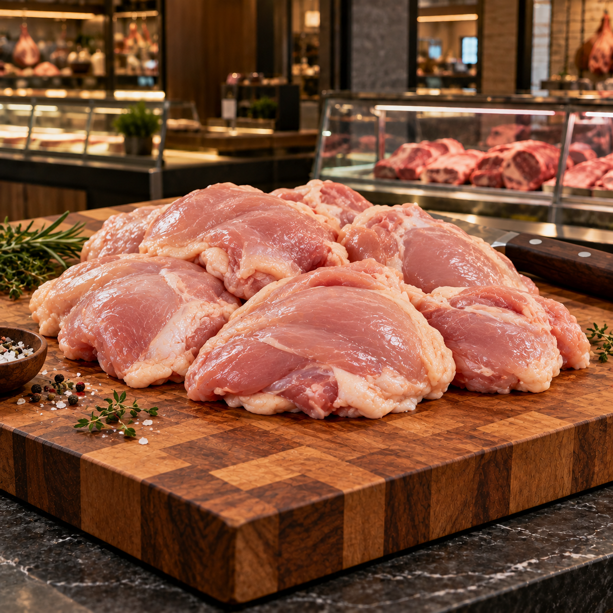 Pollo — contramuslo deshuesado