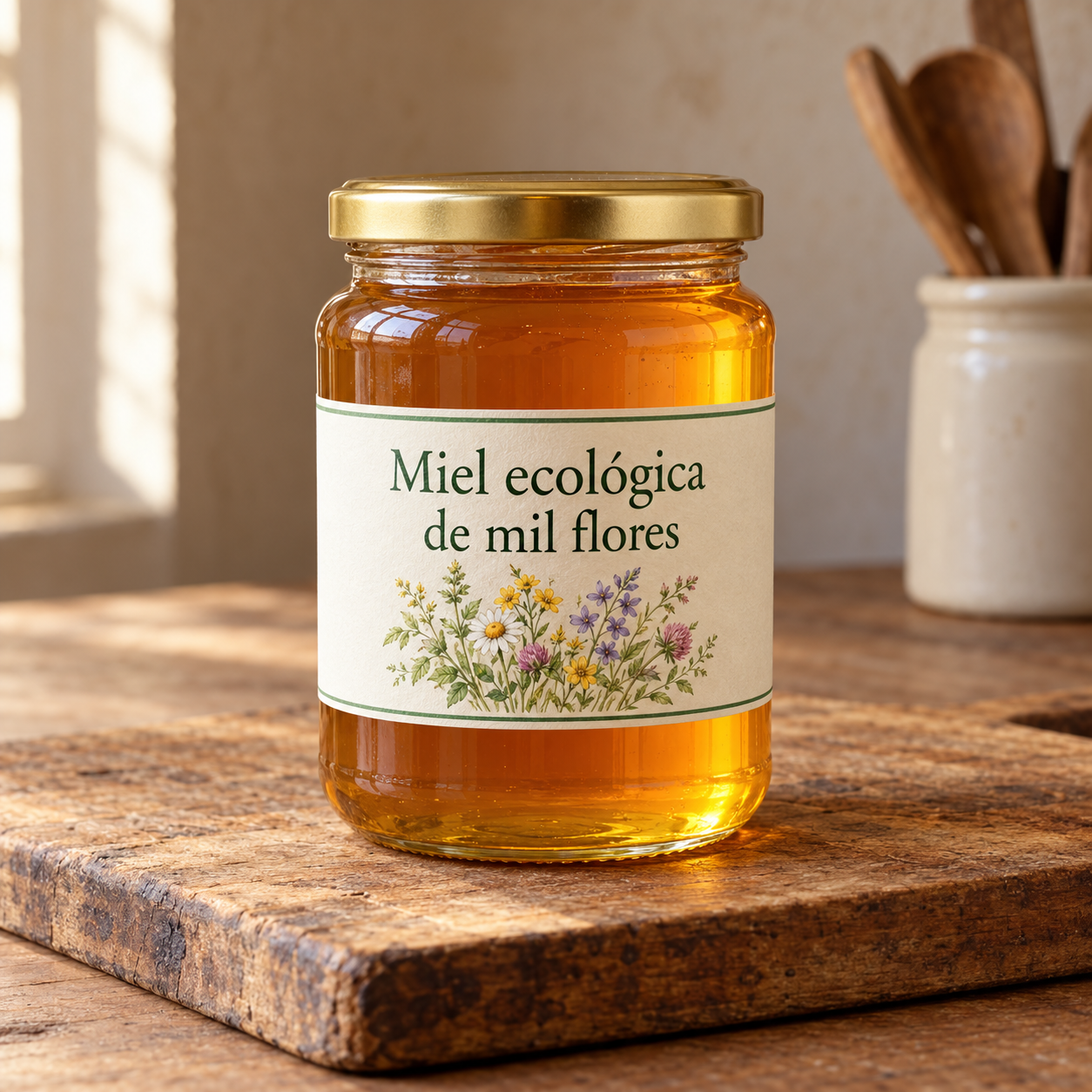 Miel ecológica de mil flores