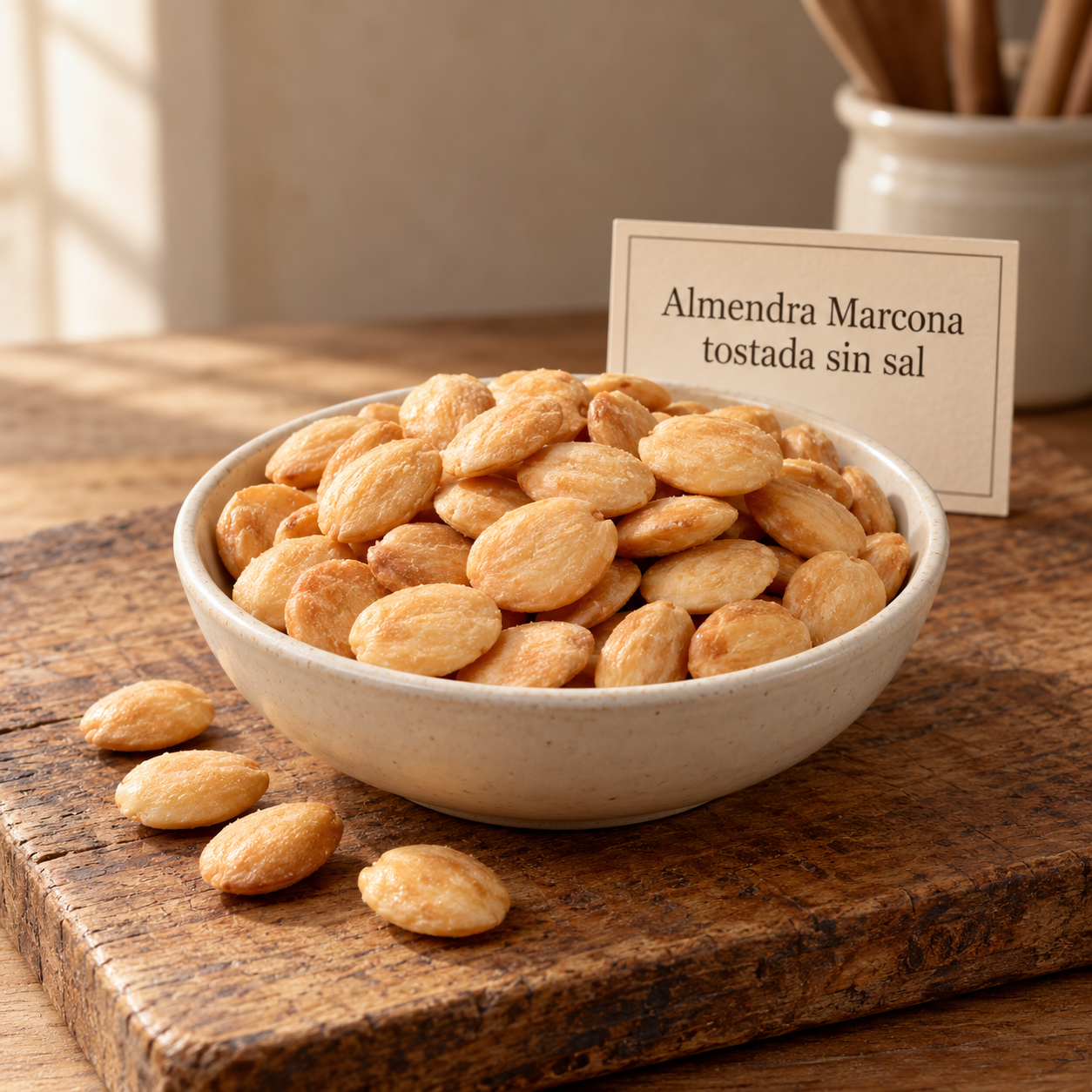 Almendra Marcona tostada sin sal