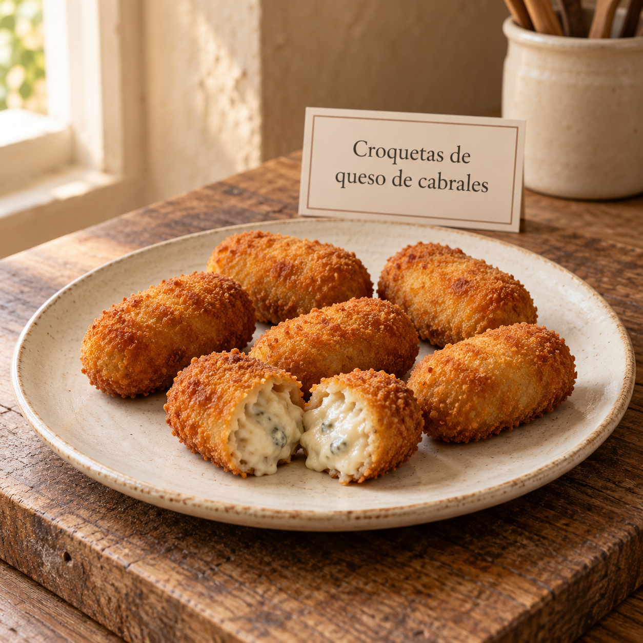 Croquetas de queso de Cabrales