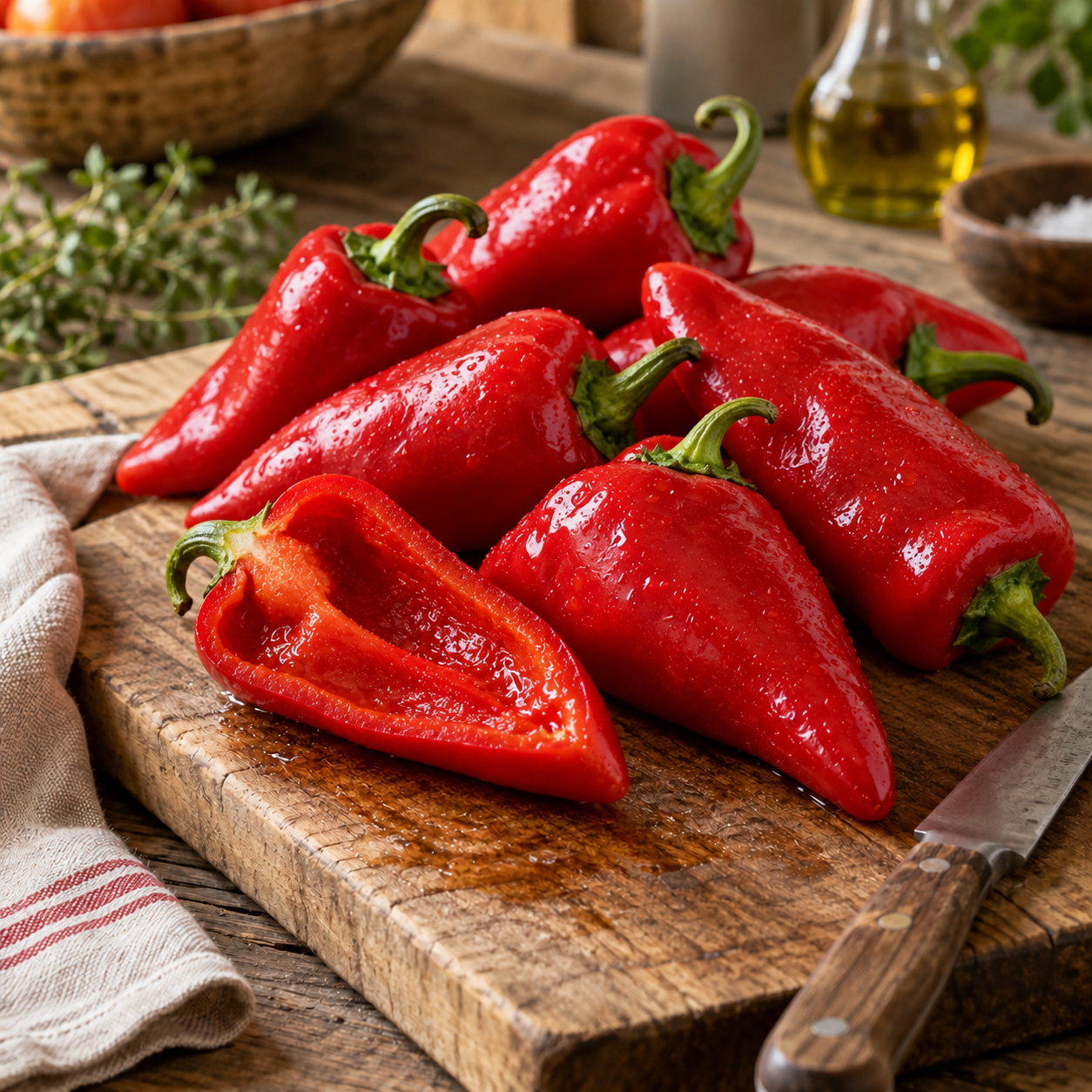 Pimiento rojo de asar