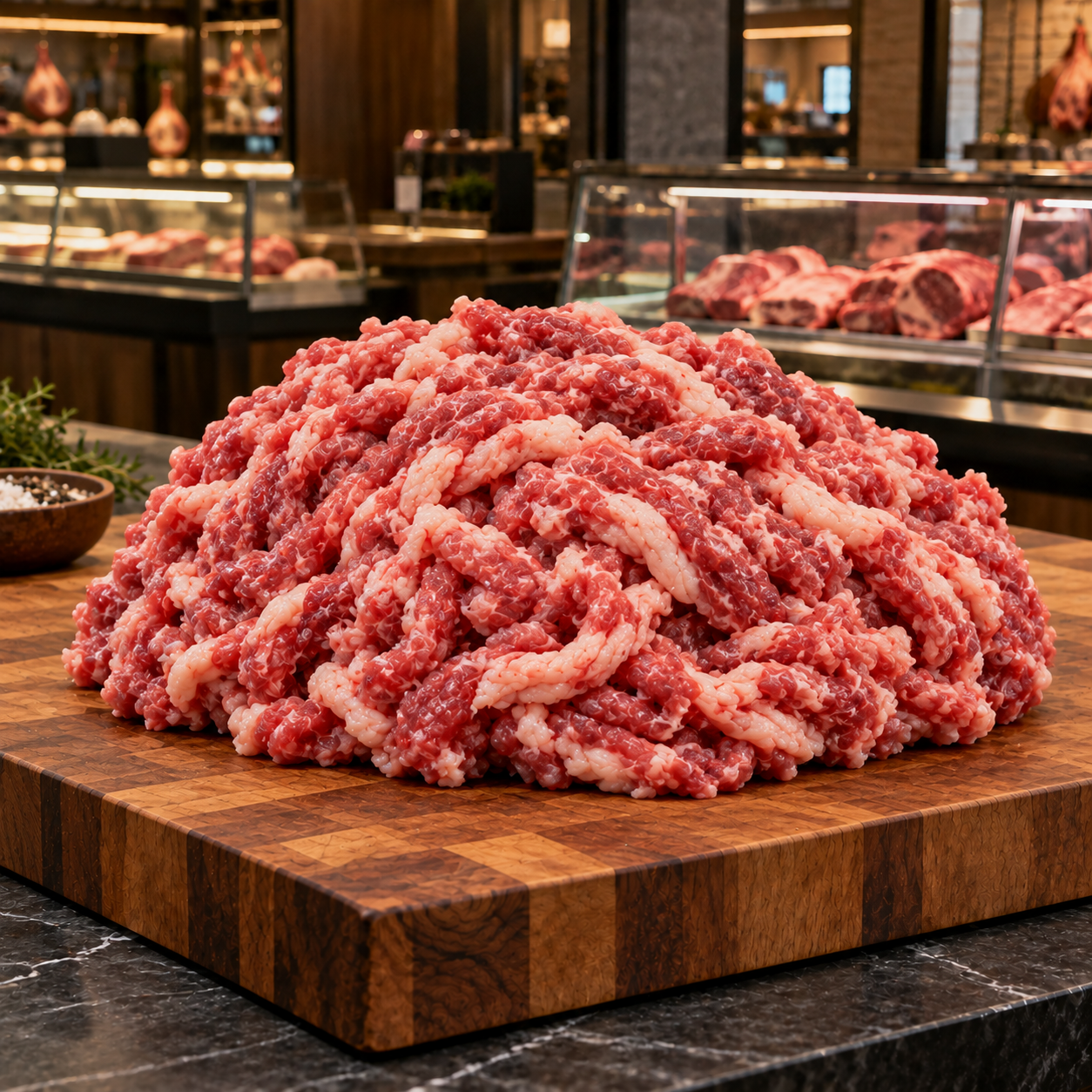 Cerdo ibérico — carne picada