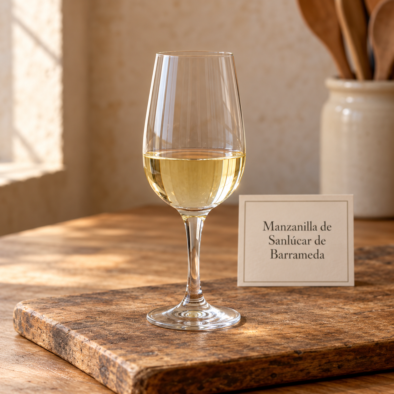 Manzanilla de Sanlúcar en copa
