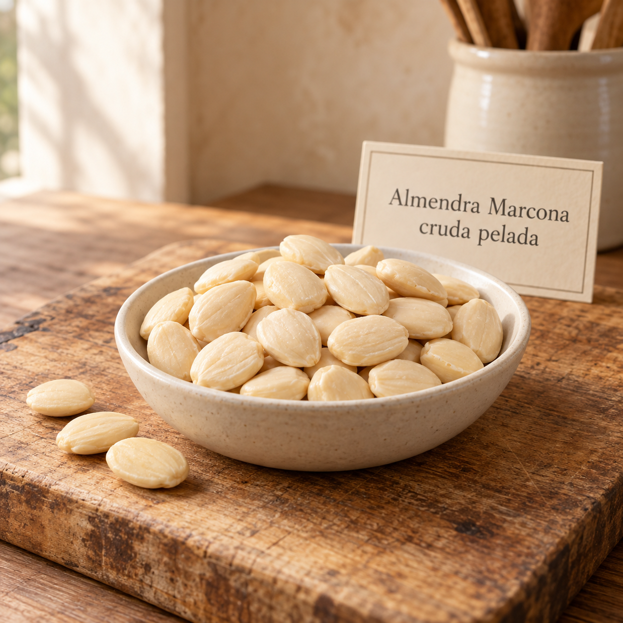 Almendra Marcona cruda pelada