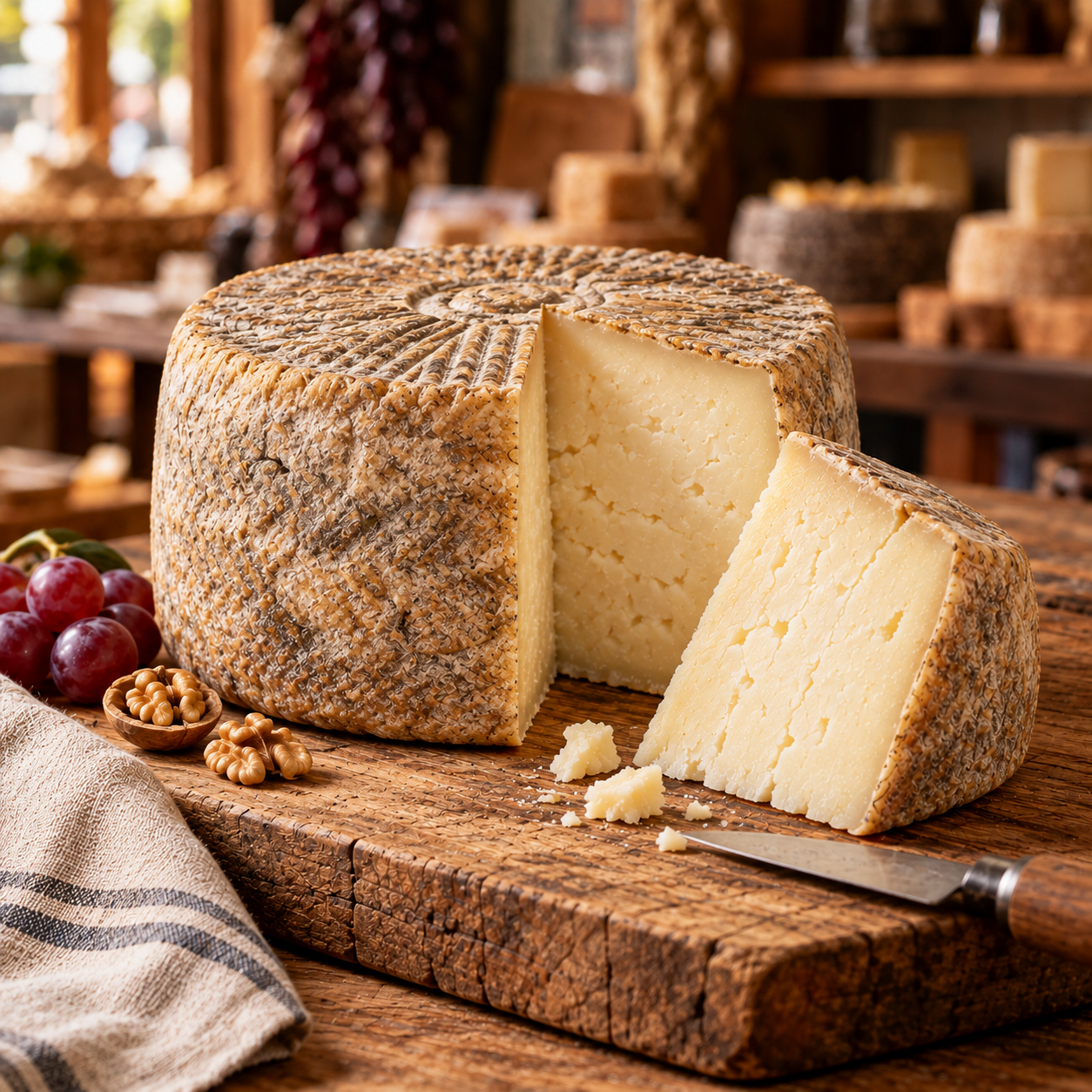 Queso de oveja castellano — añejo artesanal