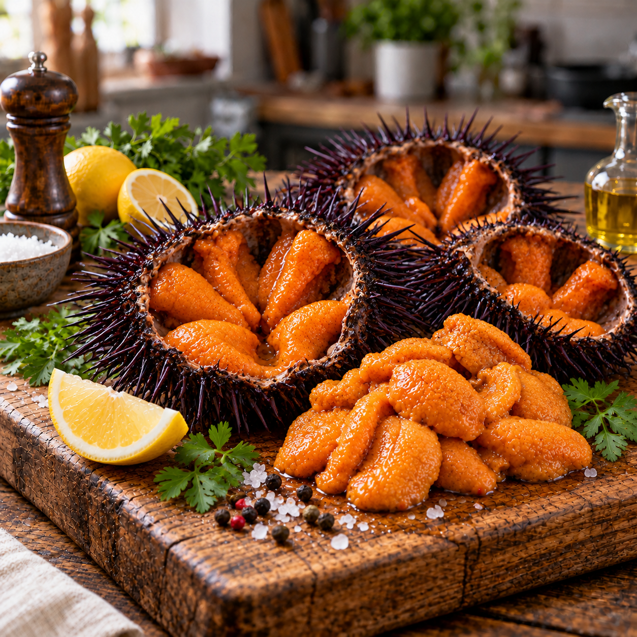 Huevas de erizo