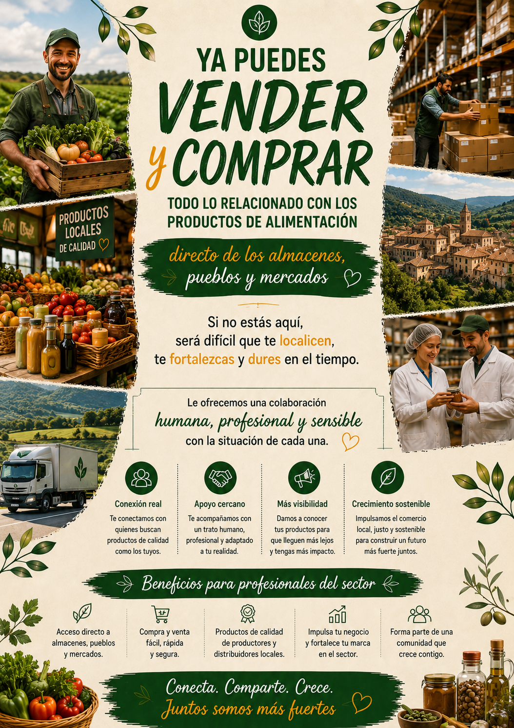 Ya puedes vender y comprar en Pueblerinos