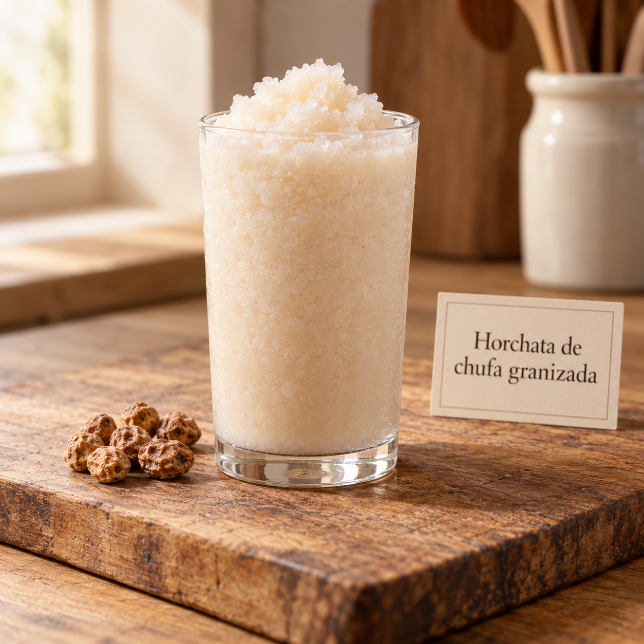 Horchata de chufa granizada