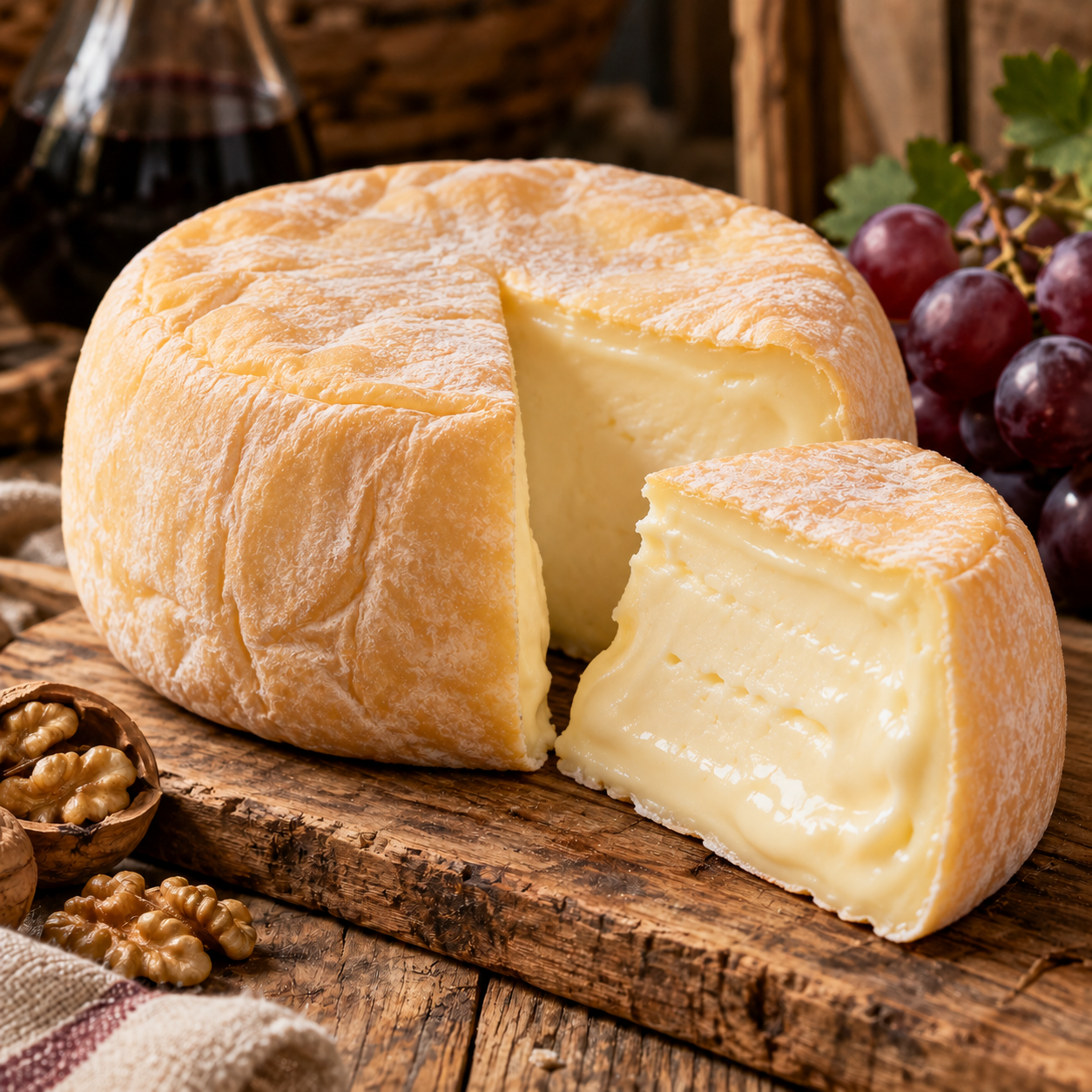 Queso cremoso de corteza lavada