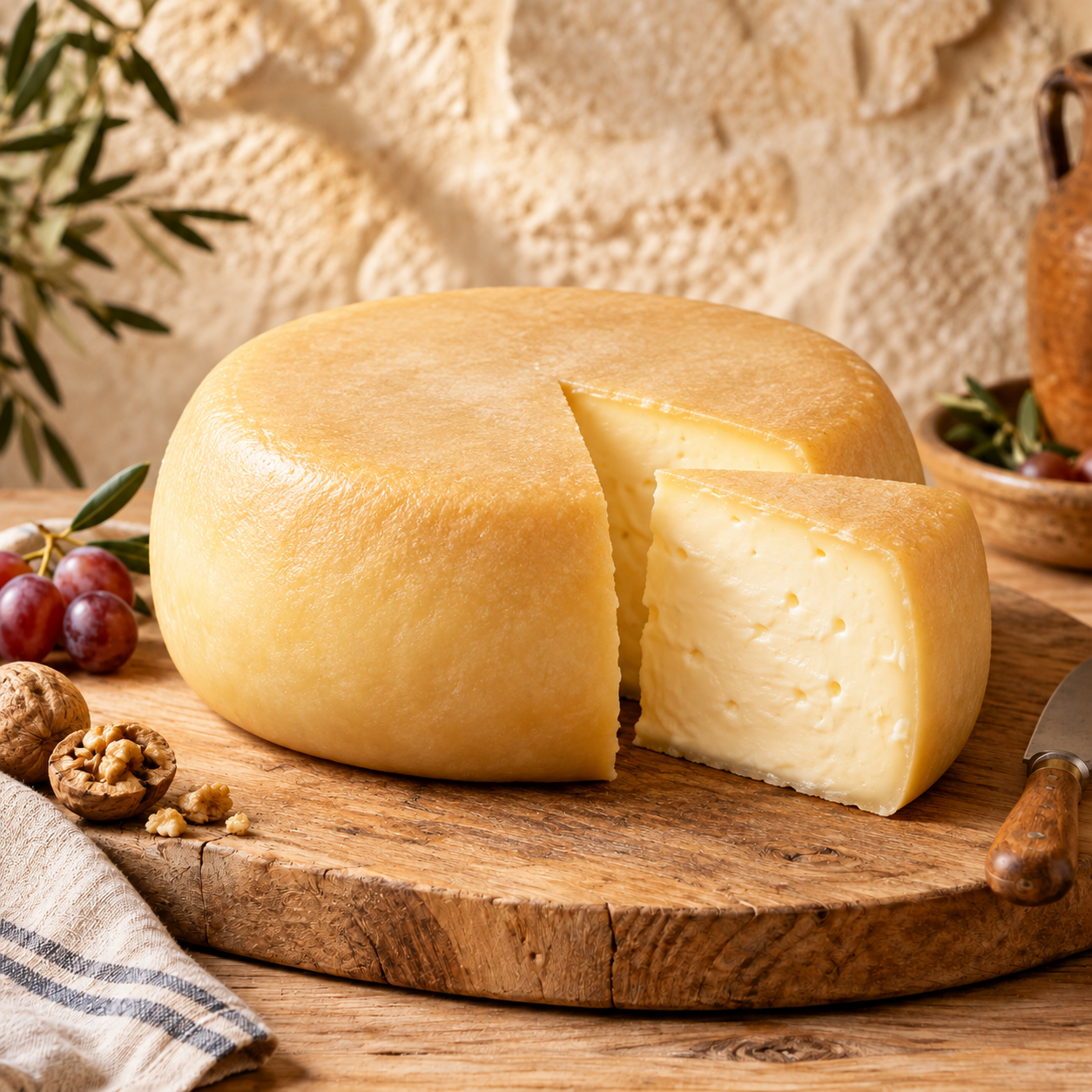 Queso Arzúa-Ulloa DOP — cortado