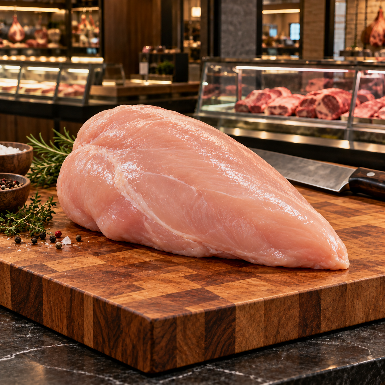 Pollo — pechuga entera