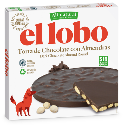 Torta Chocolate Almendra All-Natural El Lobo 200 g