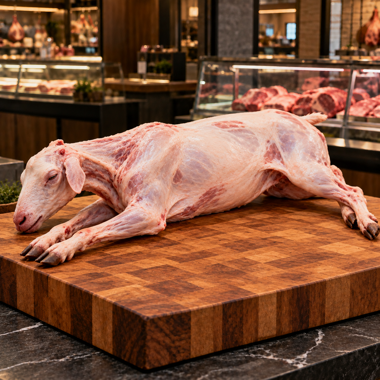 Cabrito lechal — entero