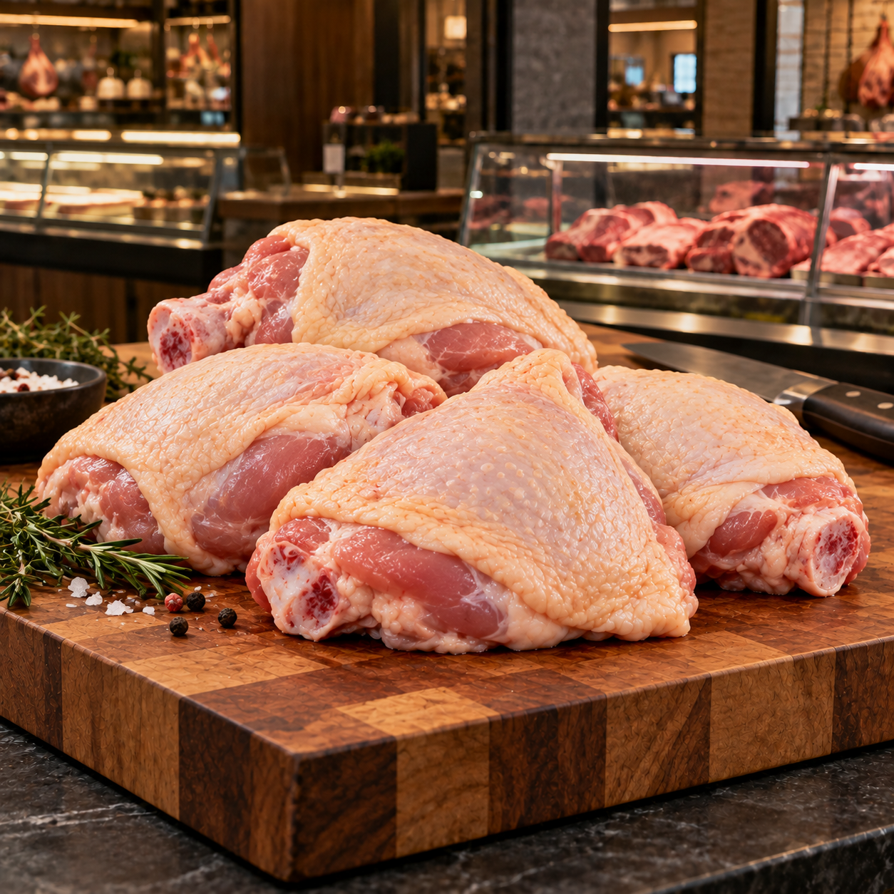 Pollo — contramuslo con hueso